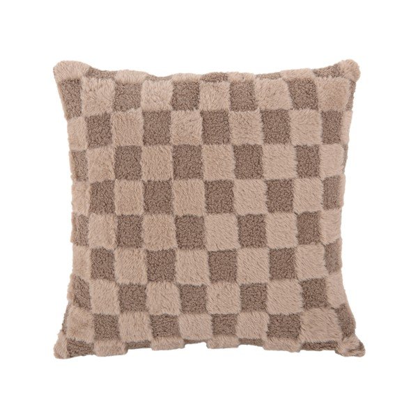 Dekorační polštář z mikroplyše 45x45 cm Checker – PT LIVING