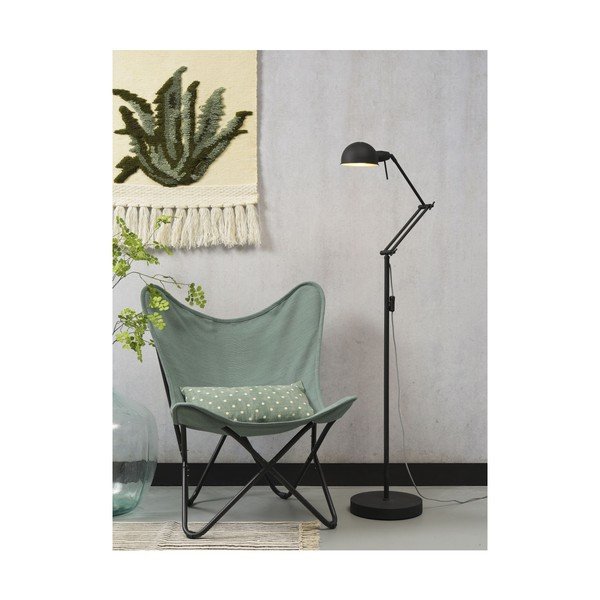 Černá stojací lampa (výška 140 cm) Glasgow – it's about RoMi-image-3