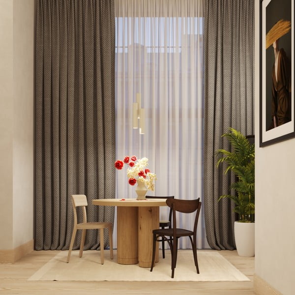 Krémové závěsné svítidlo ø 8 cm Castro – Sollux-image-1