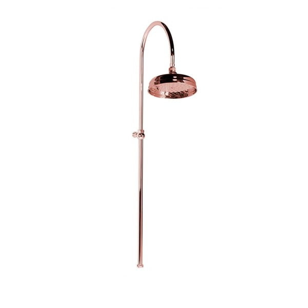 Růžový mosazný sprchový set s hlavovou sprchou 123 cm Antea – Sapho