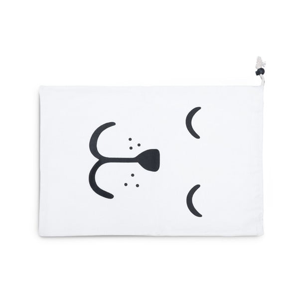 Bílá úložná taška KICOTI Dog, 35 x 50 cm