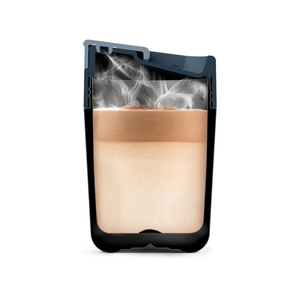 Cestovní hrnek v tmavě modro-leskle stříbrné barvě  340 ml Sipp – Joseph Joseph-image-2