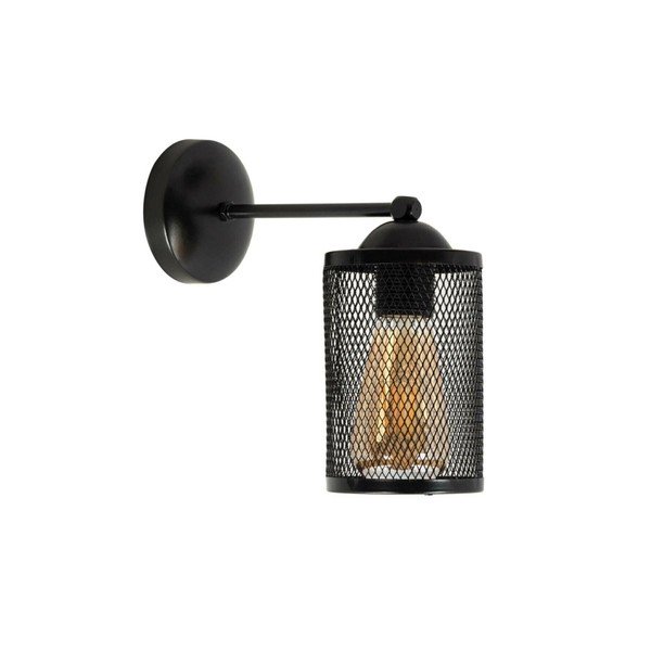 Černé nástěnné svítidlo Sconce L - Magenta Home