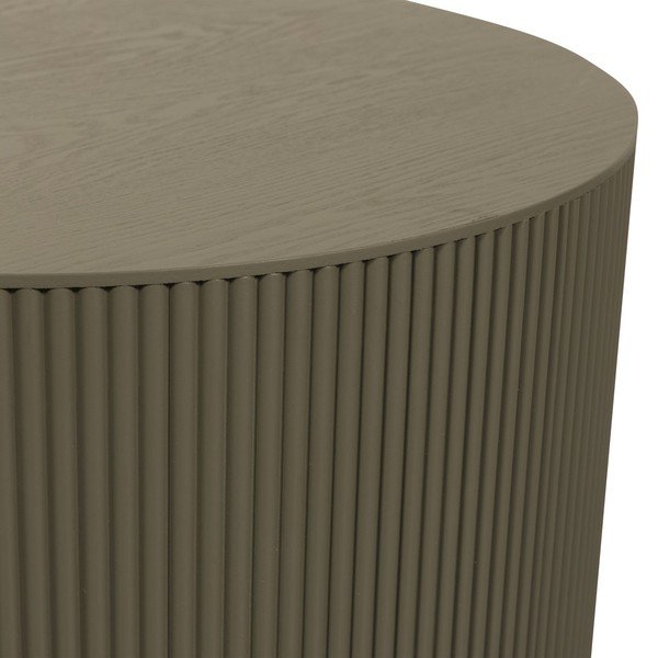 Khaki kulatý konferenční stolek ø 60 cm Sanne – WOOOD-image-2