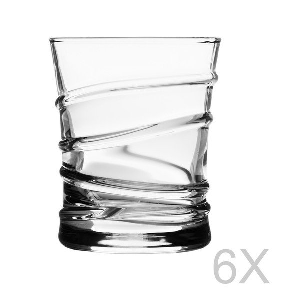 Sada 6 sklenic Mezzo Ring