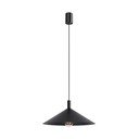 Černé ocelové závěsné svítidlo ø 40 cm Zylo – Sollux