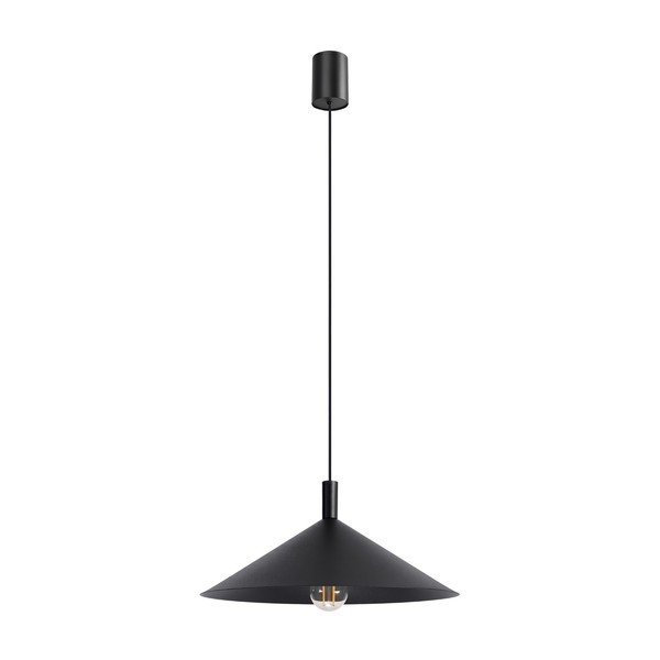 Černé ocelové závěsné svítidlo ø 40 cm Zylo – Sollux