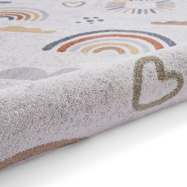 Krémový dětský koberec 80x150 cm Vida Kids Rainbow – Think Rugs-image-4