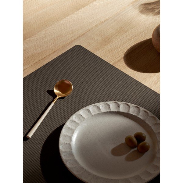 Prostírání z eko kůže 35x45 cm Square L Corduroy – LIND DNA-image-1