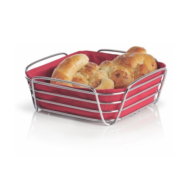 Větší ošatka na pečivo DELARA, červená