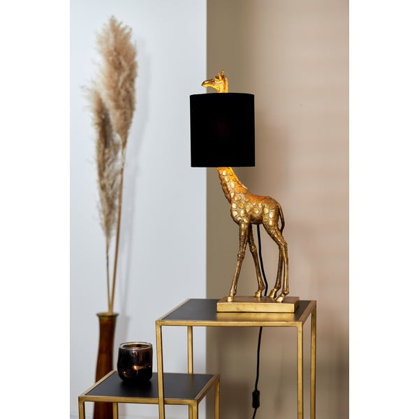 Stolní lampa v černo-bronzové barvě (výška 61 cm) Giraffe – Light & Living-image-2