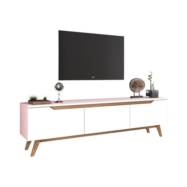 Bílý TV stolek Wren-image-2