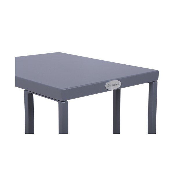 Ocelový zahradní odkládací stolek 43x30,5 cm Dorea – Garden Pleasure-image-2