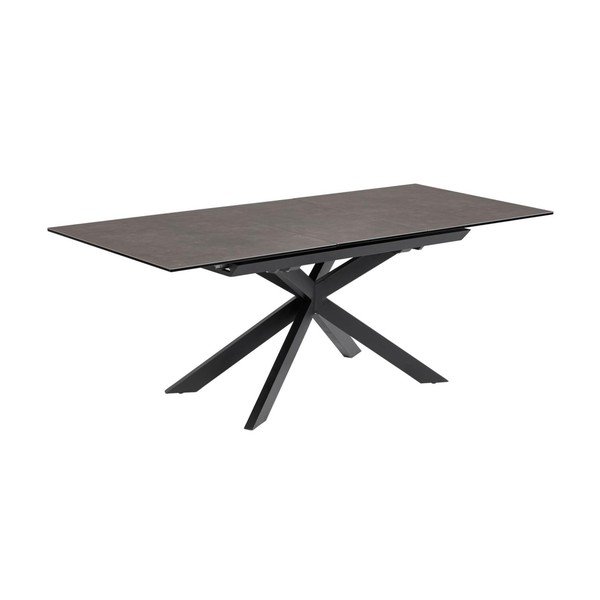 Rozkládací jídelní stůl s přídavnou deskou s keramickou deskou 90x160 cm Atminda – Kave Home