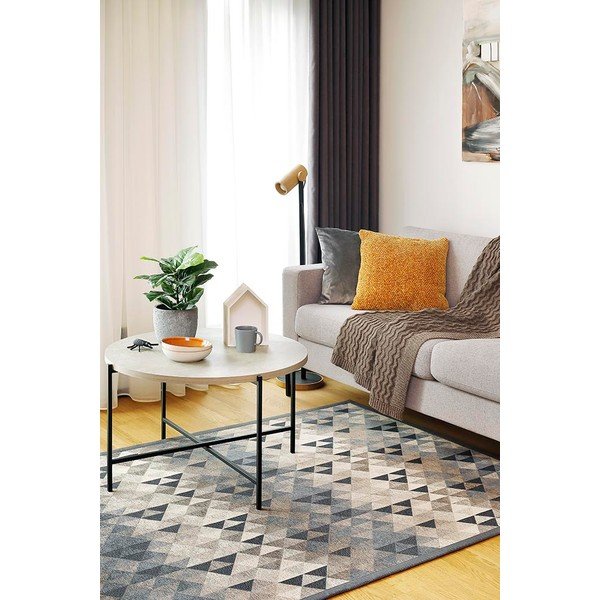 Šedý oboustranný koberec Narma Kiva, 80 x 250 cm-image-2