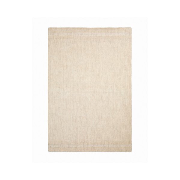 Krémový ručně tkaný vlněný koberec 160x230 cm Dalena – Kave Home