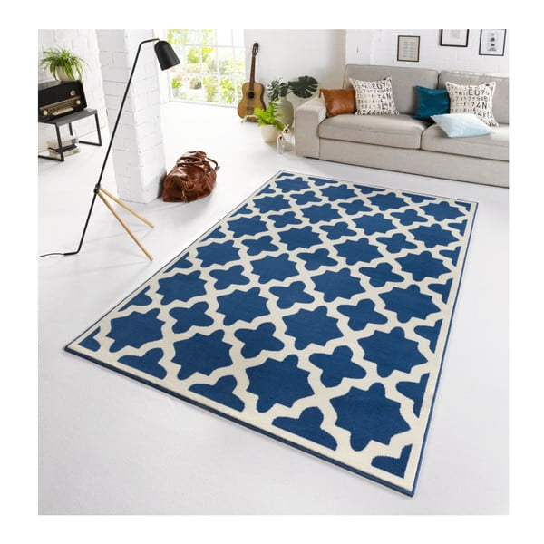 Modro-bílý koberec Zala Living Noble, 200 x 290 cm-image-3