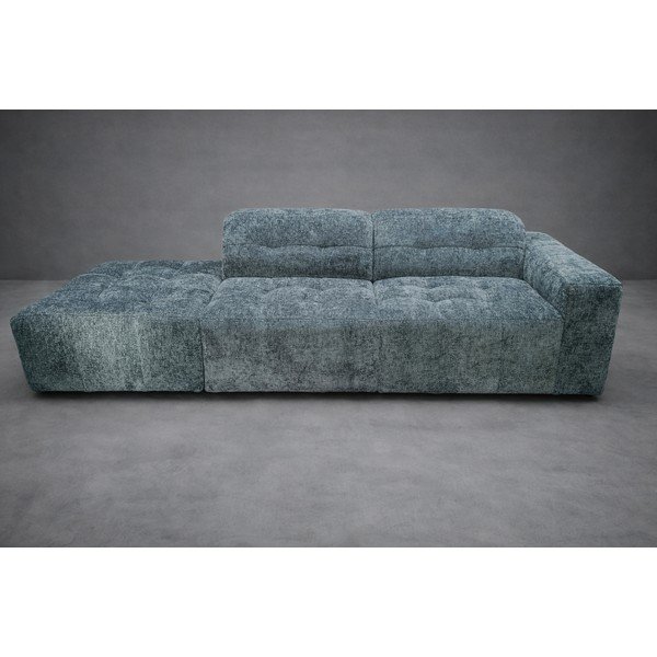 Tyrkysová žinylková pohovka pravý roh 262 cm Chicago - II. jakost – Cosmopolitan Design-image-1