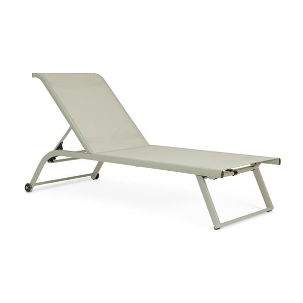 Taupe kovové zahradní lehátko Taylor – Bizzotto