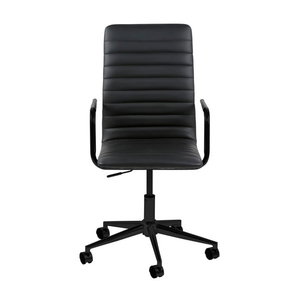 Černá kancelářská židle na kolečkách Actona Wislow-image-2