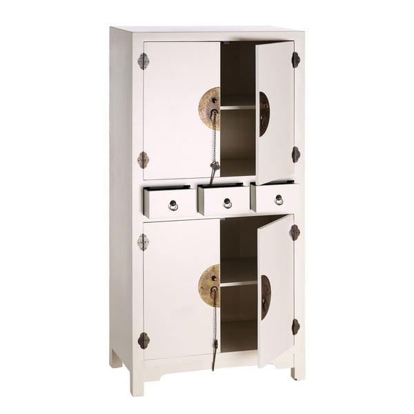 Bílá skříňka 63x131 cm Oriente – Ixia-image-2