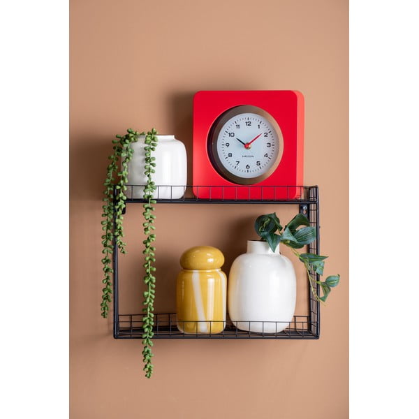 Černá patrová ocelová police 40 cm Reja – PT LIVING-image-1