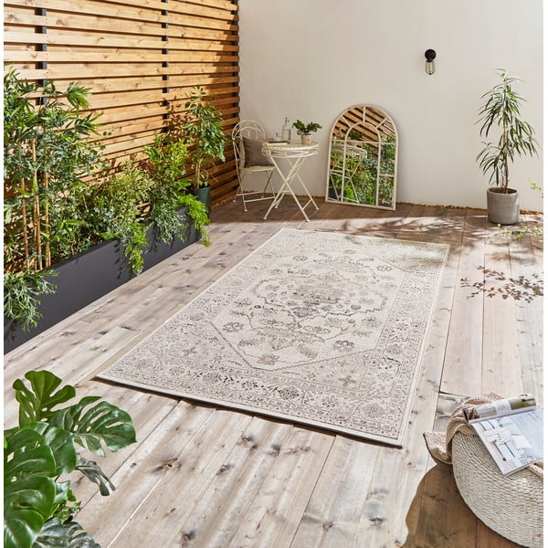 Krémový venkovní koberec 170x120 cm Miami - Think Rugs-image-1