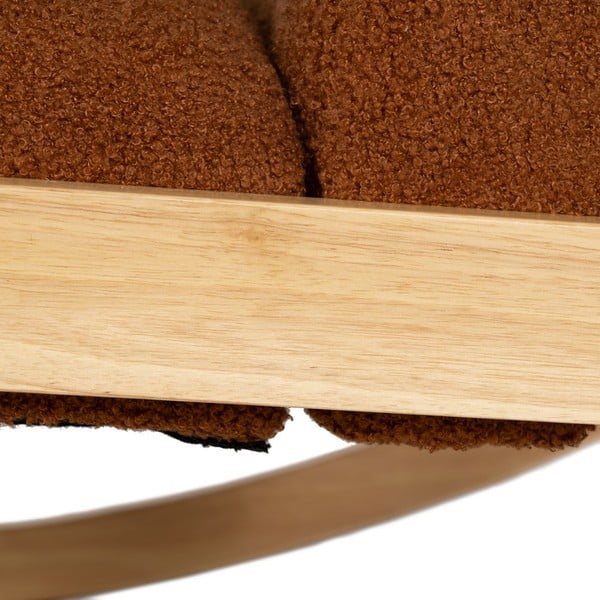 Hnědé houpací křeslo – Ixia-image-1