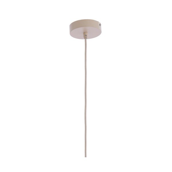 Krémové závěsné svítidlo s textilním stínidlem Satilla – Light & Living-image-3