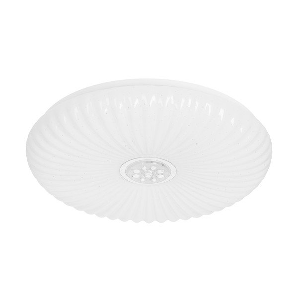 Bílé stmívatelné LED stropní svítidlo na dálkové ovládání 38x38 cm Perola – Candellux Lighting