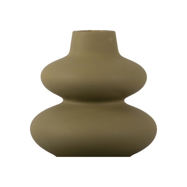 Zelená keramická váza Karlsson Circles, výška 19,4 cm-image-3