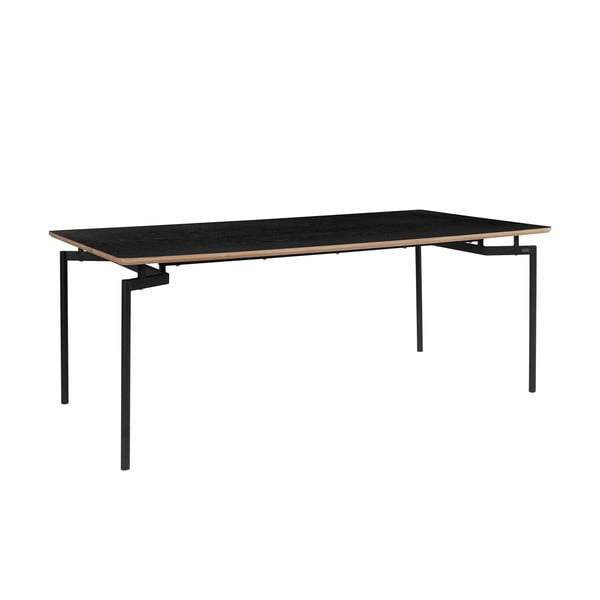 Černý jídelní stůl 100x200 cm Alto – Støraa-image-1