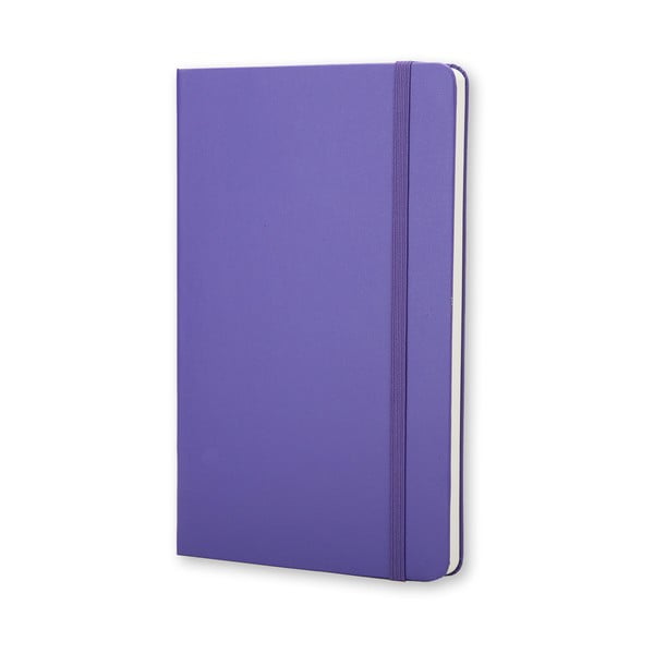 Malý fialový zápisník Moleskine Hard, bez linek
