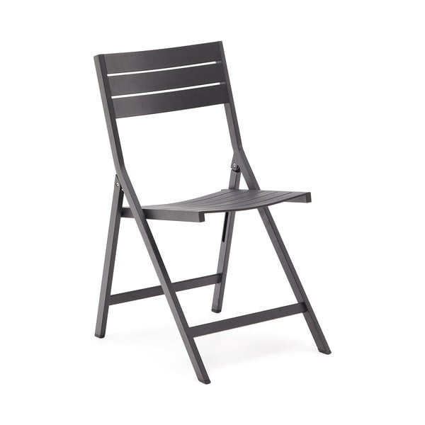 Černá kovová zahradní židle Torreta – Kave Home
