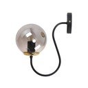 Černo-šedé nástěnné svítidlo ø 15 cm Oslo – Squid Lighting