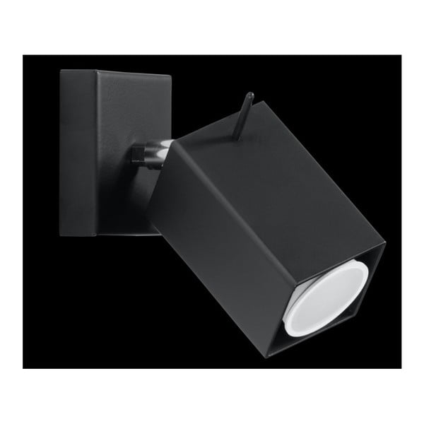 Černé nástěnné svítidlo Sollux Toscana-image-2