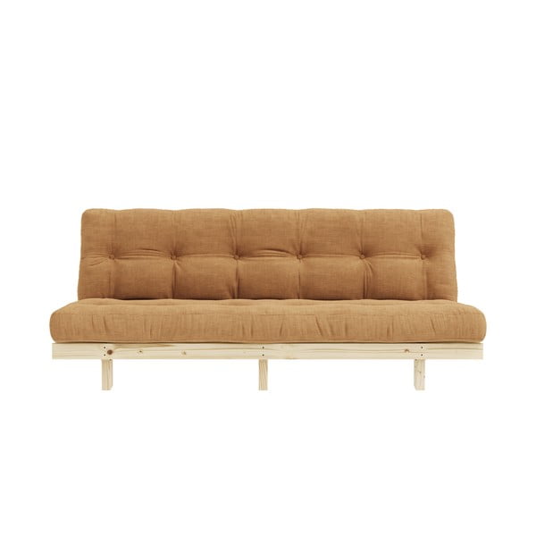 Manšestrová pohovka ve světle hnědohořčicové barvě 200 cm Lean – Karup Design