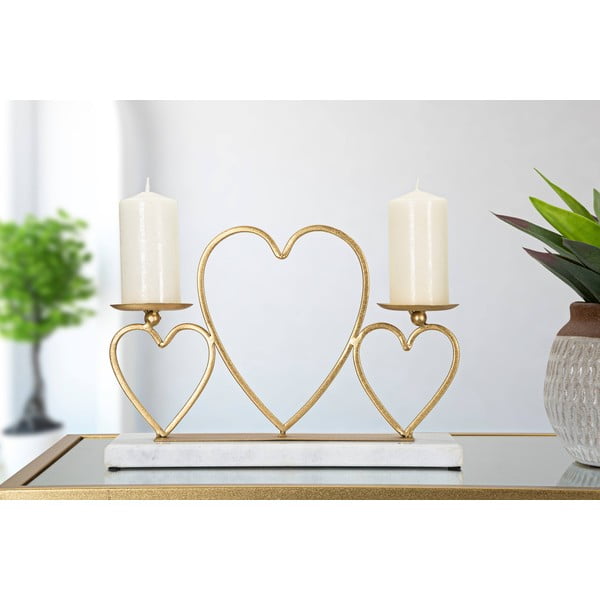 Svícen ve zlato-bílé barvě Mauro Ferretti-image-1