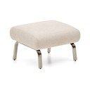 Béžová žinylková podnožka Amsen – Kave Home