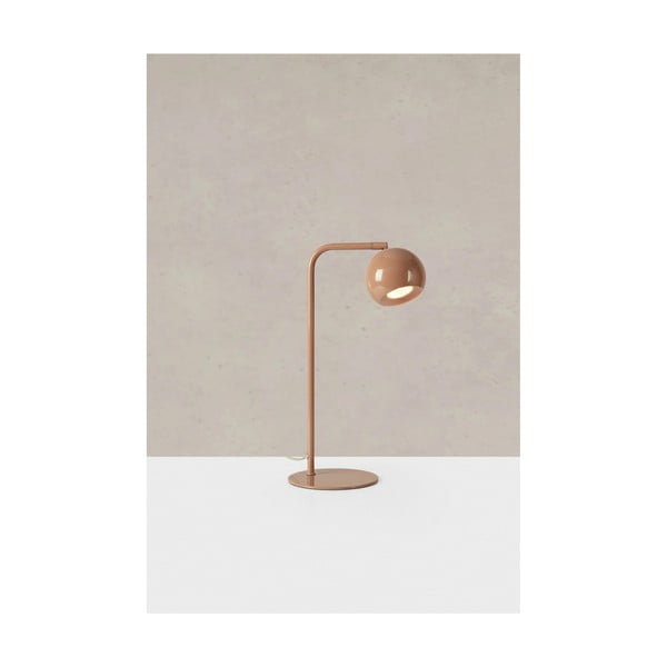 Hnědá stolní lampa s kovovým stínidlem (výška 39,5 cm) Pop – Markslöjd-image-1