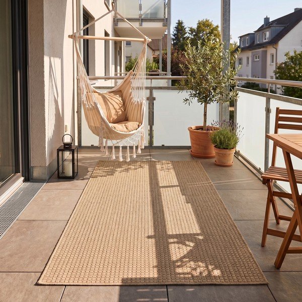 Béžový vnitřní a venkovní koberec 80x150 cm Mira 1450 – Ayyildiz Carpets-image-1