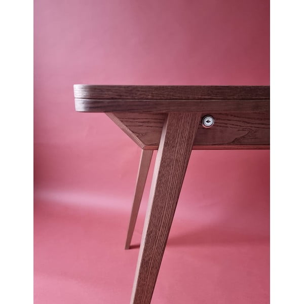 Rozkládací jídelní stůl s deskou v dekoru jasanového dřeva 65x90 cm Envelope – Ragaba-image-2