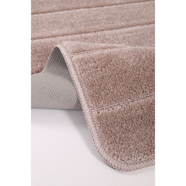 Hnědé koupelnové předložky v sadě 2 ks 50x80 cm Yeni Cizgli – Foutastic-image-3