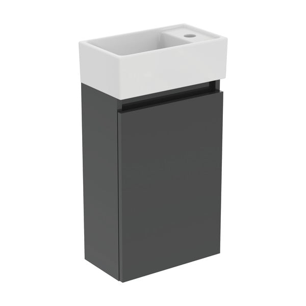 Šedá závěsná skříňka pod umyvadlo 35x55 cm Eurovit+ – Ideal Standard-image-2