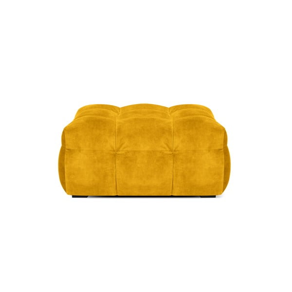 Žlutý sametový puf Windsor & Co Sofas Vesta-image-3