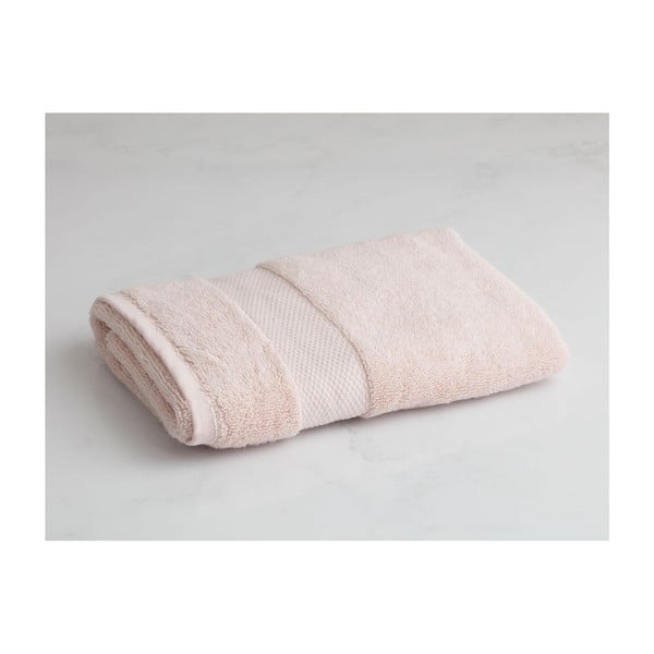 Lososově růžový ručník na ruce Madame Coco, 50 x 80 cm