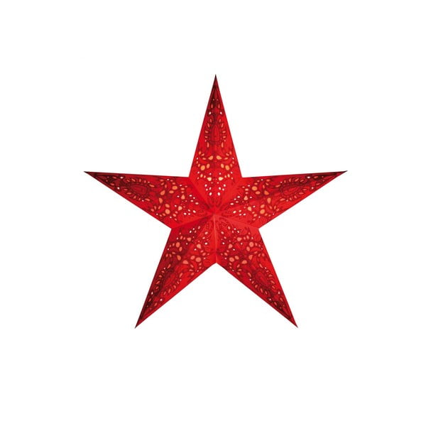 Dekorativní hvězda Mono Small Red, 45 cm