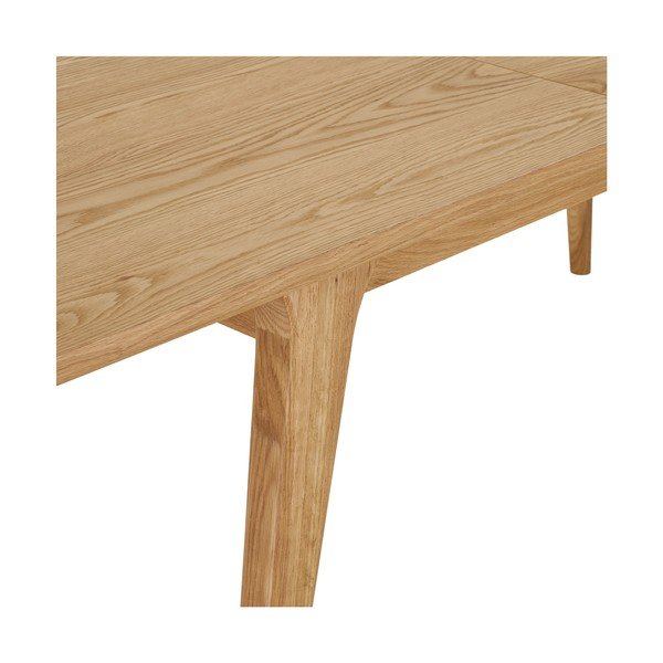 Rozkládací jídelní stůl s přídavnou deskou v dekoru dubu 90x180 cm Darwin – House Nordic-image-3