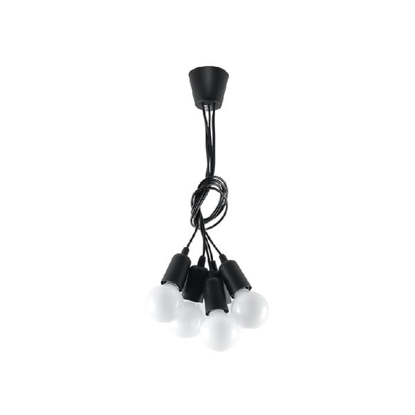 Černé závěsné svítidlo 25x25 cm Rene - Nice Lamps