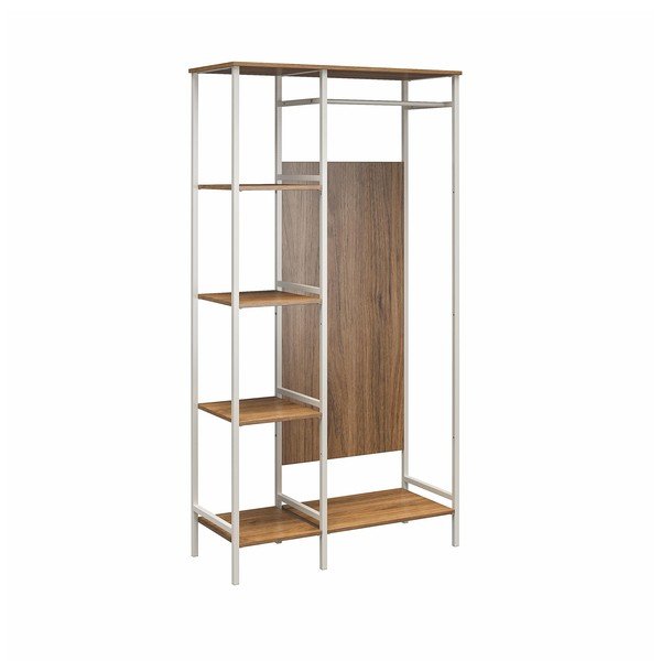 Šatní skříň v dekoru ořechu 95x180 cm Modine - Støraa-image-3